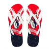 NRL Sydney Roosters Indigenous Navy White Flip Flops