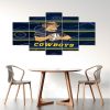 NRL North Queensland Cowboys Navy Indigenous 5 Panel Canvas