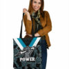 AFL Port Adelaide Indigenous Black Teal Tote Bag