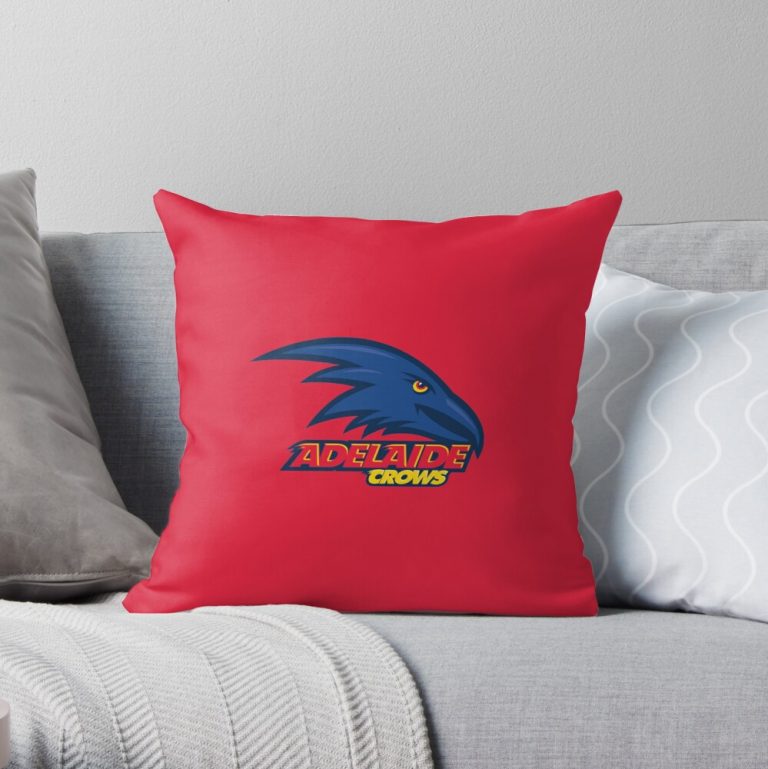 AFL Adelaide Crows Red Square Pillow Case