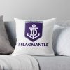 AFL Fremantle Dockers White Square Pillow Case