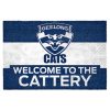 AFL Geelong Cats Navy Blue Grey Rubber Doormat