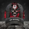 AFL St Kilda Saints Custom Name Skull Classic Cap