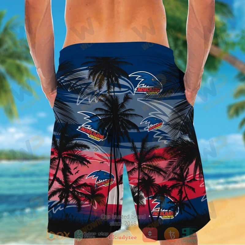 AFL Adelaide Crows Coconut Tree Men Beach Shorts