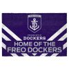AFL Fremantle Dockers Purple White Rubber Doormat
