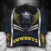 NRL North Queensland Cowboys Custom Name Skull Classic Cap