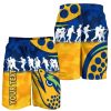 NRL Parramatta Eels Custom Text ANZAC Vibes Men Beach Shorts