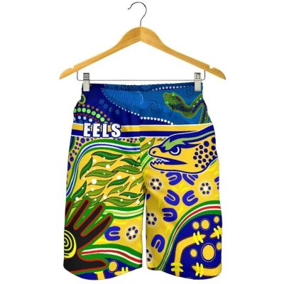 NRL (Mens) Supporter Shorts (Parramatta Eels)