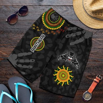 NRL (Mens) Supporter Shorts (Penrith Panthers)