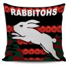 NRL South Sydney Rabbitohs ANZAC Day Poppy Flower Square Pillow Case