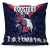 NRL Sydney Roosters ANZAC Soldiers Black Square Pillow Case