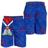 NRL Sydney Roosters Indigenous Prairie Blue Men Beach Shorts V2