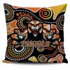 NRL Wests Tigers Special Indigenous Square Pillow Case