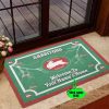 NRL South Sydney Rabbitohs Custom Name Welcome To Rubber Doormat