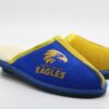 AFL West Coast Eagles Royal Blue Gold In-House Slippers