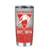 AFL Sydney Swans Red Silver Est 1874 Tumbler