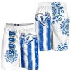 AFL North Melbourne Kangaroos Indigenous White Men Beach Shorts