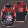 Bayern Munich Skull Halloween Night Galaxy Pullover Hoodie