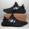 NRL Canterbury-Bankstown Bulldogs Black Scratch Yeezy Boost Sneakers