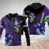 NRL Melbourne Storm Custom Name Mascot Skull Pullover Hoodie