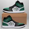 NBA Boston Celtics Green Black Air Jordan 1 High Sneakers