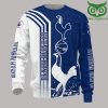 Tottenham Hotspur FC Blue White Pattern Sweatshirt