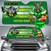 NRL Canberra Raiders Custom Name Green Car Sunshade