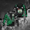 NBA Boston Celtics Black Green Zip Up Hoodie