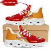 Brentford FC Custom Name Red Yellow For Fans Max Soul Shoes