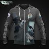 Newcastle United FC The Magpies Black Zip Up Hoodie
