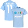 SSC Napoli H Lozano 11 Team Tee Sky T-Shirt