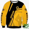 Wolverhampton Wanderers FC Custom Name Yellow Black Sweatshirt