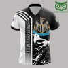 Newcastle United FC Black White The Magpies Polo Shirt