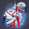 Paris Saint-Germain FC White Blue Pullover Hoodie V2