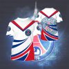 Paris Saint-Germain FC White Blue T-Shirt V2
