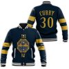 NBA Golden State Warriors Stephen Curry Baseball Jacket