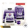 ACF Fiorentina Custom Name Number Logo Ugly Christmas Sweater