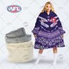 AFL Fremantle Dockers Custom Name Number Indigenous Fleece Oodie