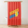 AFL Gold Coast Suns Red Sunnies Shower Curtain