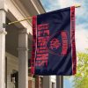 AFL Melbourne Demons Red Navy Blue Logo House Flag