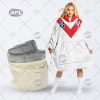 AFL Sydney Swans Custom Name Number Vintage Retro Guernsey Fleece Oodie