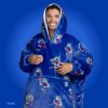 AFL Western Bulldogs Blue Multi Mascot Fleece Oodie