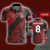 Brentford FC Custom Name Number Red Polo Shirt