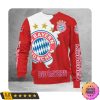 Bayern Munich Red White Scratch Sweatshirt