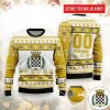 Boavista FC Custom Name Number Logo Ugly Christmas Sweater