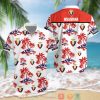 CA Osasuna Coconut Tree White Red Hawaiian Shirt