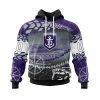AFL Fremantle Dockers Custom Name Number Off-Road Pullover Hoodie