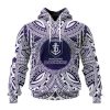 AFL Fremantle Dockers Custom Name Number Indigenous Pullover Hoodie