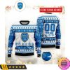 ES Troyes AC Custom Name Number Logo Ugly Christmas Sweater