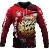 Bayern Munich Red The Bavarians Zip Up Hoodie